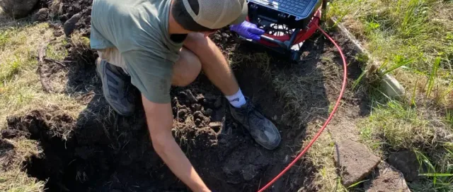 Septic system inspection with camera scope in Hudson Valley